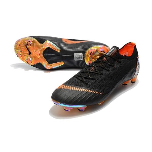 Nike Mercurial Vapor XII FG Niños - Negro Naranja_6.jpg